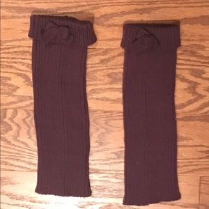 Royal Purple leg warmers